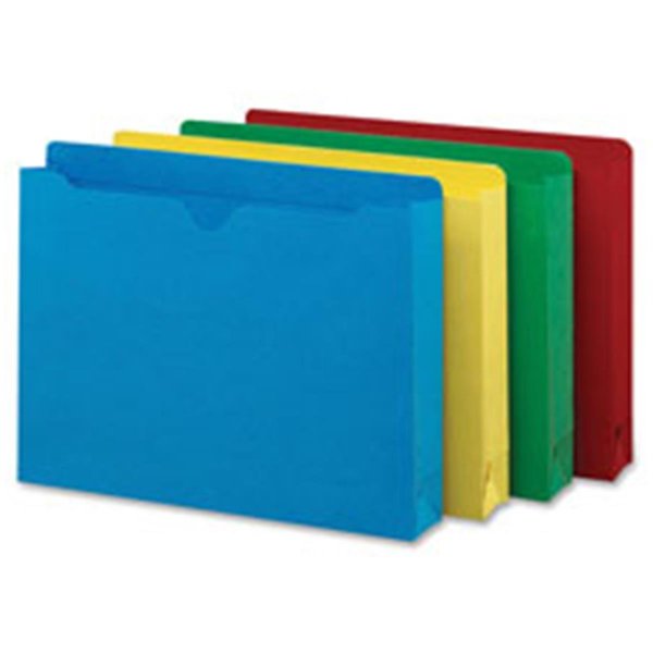 Made-To-Stick File Jackets, 2 in. Exp, Letter, Straight Cut, 10-PK, AST MA1867151